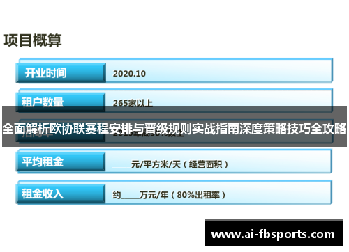 全面解析欧协联赛程安排与晋级规则实战指南深度策略技巧全攻略